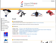 Tablet Screenshot of ligue.alsace-para.com